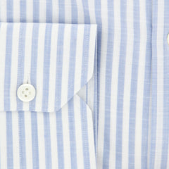 Giampaolo Light Blue Striped Shirt - Extra Slim - (60658771STEFBD) - Parent