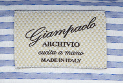 Giampaolo Blue Striped Shirt - Extra Slim - (GP618175771MATPT1) - Parent