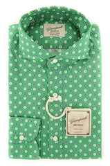 Giampaolo Green Polka Dot Shirt - Extra Slim - (GP61817675FELIPT1) - Parent