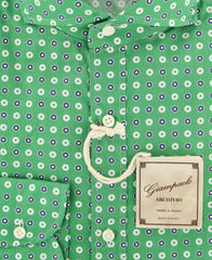 Giampaolo Green Polka Dot Shirt - Extra Slim - (GP61817675FELIPT1) - Parent