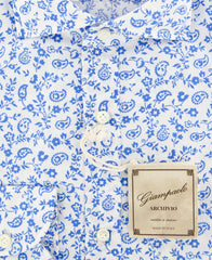 Giampaolo Blue Floral Shirt - Extra Slim - (GP61827971CLAUDPT1) - Parent
