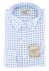Giampaolo Blue Foulard Shirt - Extra Slim - (GP618271772GIOBDPT1) - Parent