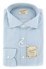 Giampaolo Light Green Floral Shirt - Extra Slim - (GP61827253MATTPT1) - Parent
