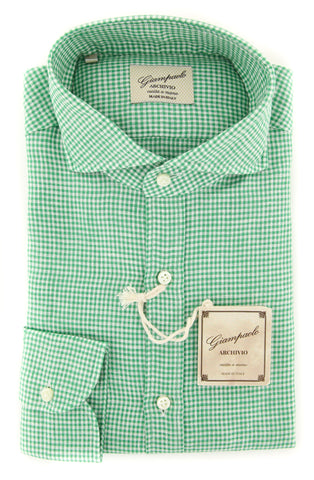 Giampaolo Green Shirt - Extra Slim