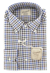 Giampaolo Multi-Colored Check Shirt - Extra Slim - 15.75/40 (618TS16256RAL)