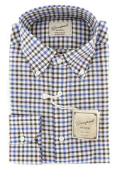 Giampaolo Multi-Colored Check Shirt - Extra Slim - 14.5/37 (618TS16256RAL)