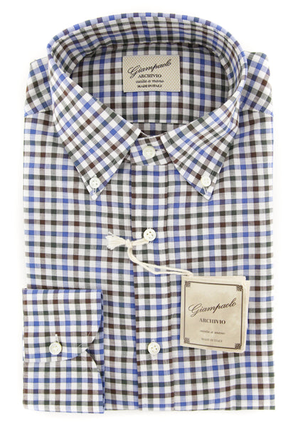 Giampaolo Multi-Colored Check Shirt - Extra Slim - (618TS16256RAL) - Parent