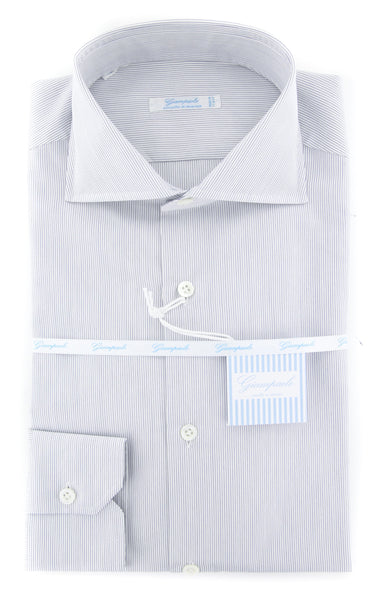 Giampaolo Blue Striped Shirt - Extra Slim - (606512771NAN) - Parent