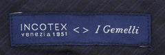 Incotex Navy Blue Solid Pants - Slim - 42/58 - (1AT03510393820)