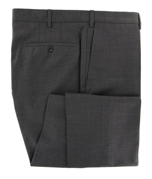 New Incotex Charcoal Gray Solid Pants - Slim - 42/58 - (PNTX16)