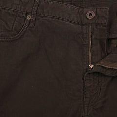 Incotex Brown Solid Pants - Slim - (RAYC40338639) - Parent