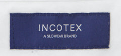 Incotex Dark Gray Check Wool Blend Pants - Slim - (895) - Parent