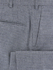 Incotex Light Gray Check Wool Blend Pants - Slim - (896) - Parent
