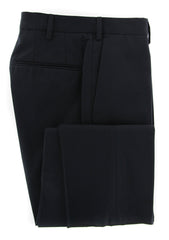 Incotex Midnight Navy Blue Solid Pants - Slim - 32/48 - (I13182)