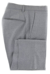 Incotex Light Gray Solid Wool Pants - Slim - 44/60 (890)