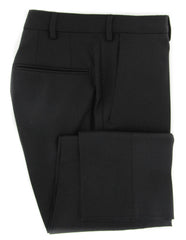 Incotex Black Solid Wool Pants - Slim - 42/58 - (888)