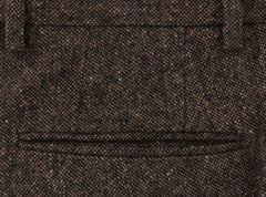 Incotex Brown Solid Pants - Extra Slim - (S0T030620) - Parent