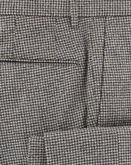 Incotex Cream Micro-Houndstooth Pants - Slim - (KT1113175) - Parent