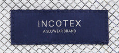 Incotex Cream Micro-Houndstooth Pants - Slim - (KT1113175) - Parent