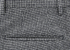 Incotex Dark Gray Micro-Houndstooth Pants - Slim - (IN1113176) - Parent
