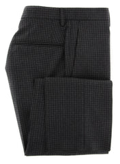 Incotex Charcoal Gray Check Pants - Slim - 38/54 - (IN1120173)