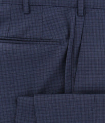 Incotex Navy Blue Fancy Pants - Slim - (IN00305611810) - Parent