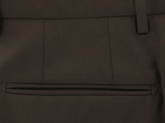 Incotex Dark Brown Solid Pants - Slim - (IN-S0T030-57001-750) - Parent