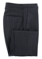 Incotex Charcoal Gray Solid Pants - Slim - (IN1117174) - Parent