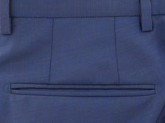 Incotex Dark Blue Melange Pants - Slim - (IN00305925810) - Parent