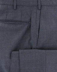 Incotex Dark Blue Micro-Houndstooth Wool Pants - Slim - (DA) - Parent