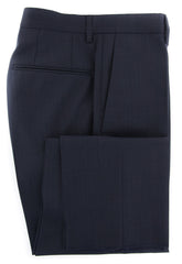 Incotex Dark Navy Blue Solid Pants - Slim - 34/50 - (IN-S0T030-S6333-820)
