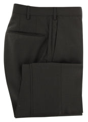Incotex Dark Brown Micro-Check Wool Pants - Slim - 36/52 - (0L)
