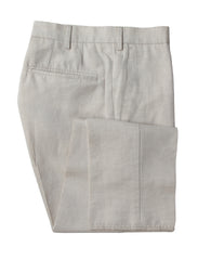 Incotex Beige Solid Linen Blend Pants - Slim - (IN1229211) - Parent