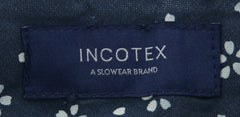 Incotex Midnight Navy Blue Solid Pants - Slim - (IN1120171) - Parent