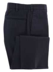 Incotex Midnight Navy Blue Solid Pants - Slim - 36/52 - (IN4534825)