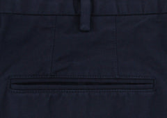 Incotex Navy Blue Solid Pants - Slim - (IN4995820) - Parent