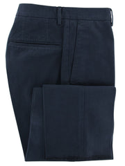 Incotex Navy Blue Solid Pants - Extra Slim - 38/54 - (S0W0305014820)