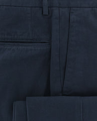 Incotex Navy Blue Solid Pants - Extra Slim - (S0W0305014820) - Parent