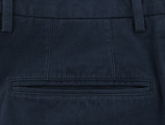 Incotex Navy Blue Solid Pants - Extra Slim - (S0W0305014820) - Parent