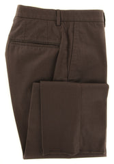 Incotex Dark Brown Solid Pants - Slim - 38/54 - (IN-S0W030-5607-615)