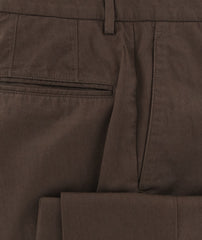 Incotex Dark Brown Solid Pants - Slim - (IN-S0W030-5607-615) - Parent