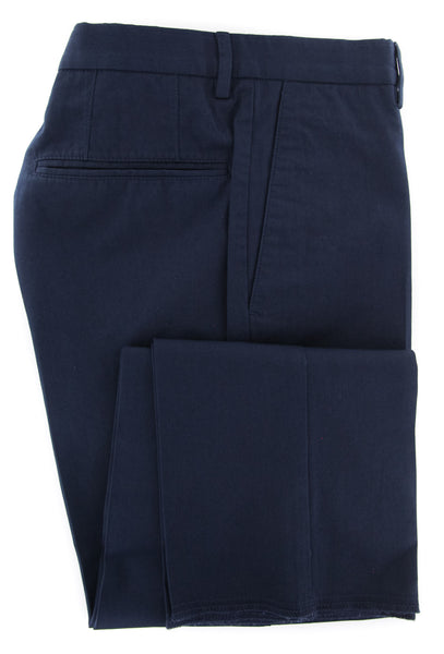 Incotex Dark Blue Solid Pants - Slim - (IN-S0W030-5607-810) - Parent