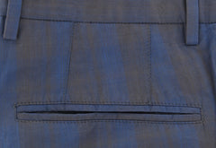 Incotex Blue Plaid Pants - Slim - (IN-S0W030-5661-810) - Parent