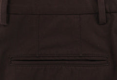Incotex Caramel Brown Solid Pants - Slim - (IN1121171) - Parent