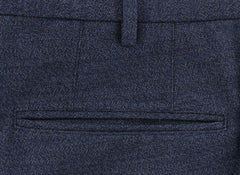 Incotex Dark Blue Melange Pants - Slim - (I13183) - Parent