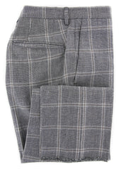 Incotex Dark Brown Window Pane Pants - Slim - 34/50 - (IN-S0W030-6311-620)