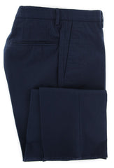 Incotex Dark Navy Blue Solid Pants - Slim - 34/50 - (IN-S0W030-6337-820)