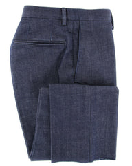 Incotex Dark Blue Melange Denim Pants - Slim - 38/54 - (B5)