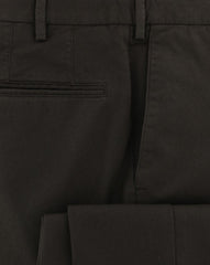 Incotex Dark Brown Solid Pants - Extra Slim - (S0W030S5528618) - Parent