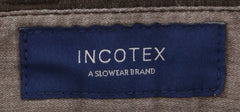 Incotex Dark Brown Solid Pants - Extra Slim - (S0W030S5528618) - Parent